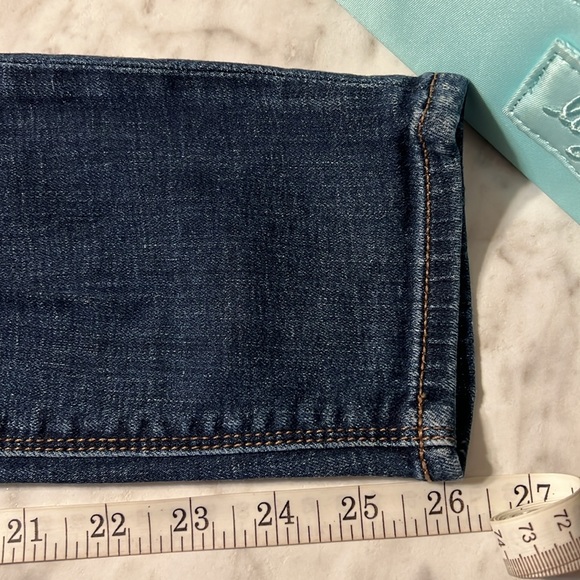 Express Jeans Legging MIA Midrise 8s NWOT Destructed Dark Wash - Picture 10 of 12